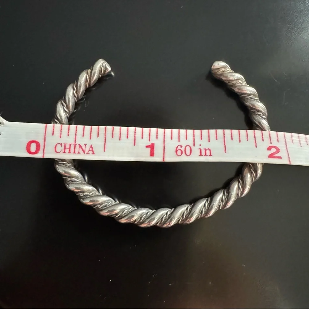 Sterling Silver Cuff for Small Wrist - 4”